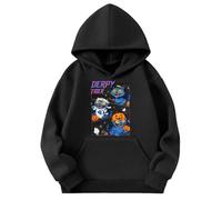 Kpop Dem_ons Hu_nters Style Streetwear Merch Girls' Hoodies K-Pop Demon Hunter Long Graphic Sweatshirt Kids KP_OP D-De_Mon H- Hu_nters Plain Clothes Girls Boys