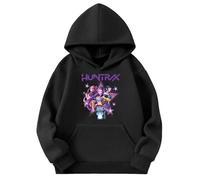 Kpop Dem_ons Hu_nters Style Streetwear Merch Girls' Hoodies K-Pop Demon Hunter Long Graphic Sweatshirt Kids KP_OP D-De_Mon H- Hu_nters Plain Clothes Girls Boys
