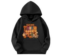 Kpop Dem_ons Hu_nters Style Streetwear Merch Girls' Hoodies K-Pop Demon Hunter Long Graphic Sweatshirt Kids KP_OP D-De_Mon H- Hu_nters Plain Clothes Girls Boys
