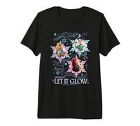 Kpop Demon Hunters Christmas Huntrix Let It Glow T-Shirt Haut de Gamme