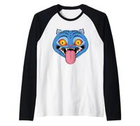 Kpop Demon Hunters Derpy Tiger Face Manche Raglan