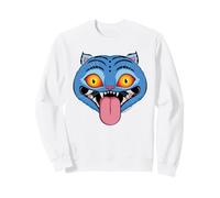 Kpop Demon Hunters Derpy Tiger Face Sweatshirt