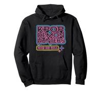 Kpop Demon Hunters Glowing Lights Logo Sweat à Capuche