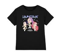 Kpop Demon Hunters - Huntrix Chibi Group Kids T Shirt, Black, 7-8