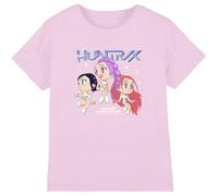 Kpop Demon Hunters - Huntrix Chibi Group Kids T Shirt, Light Pink, 9-11