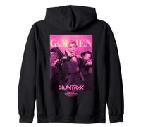 Kpop Demon Hunters Huntrix Golden Poster Pink Sweat à Capuche