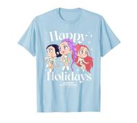 Kpop Demon Hunters Huntrix Group Happy Holidays T-Shirt