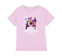 Kpop Demon Hunters Huntrix It's My Birthday Group T-Shirt Enfant, Rose, 5-6 A