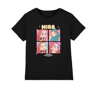Kpop Demon Hunters - Huntrix Mira Chibi Boxes Kids T Shirt, Black, 3-4