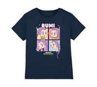 Kpop Demon Hunters - Huntrix Rumi Chibi Boxes Kids T Shirt, Navy, 7-8