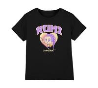 Kpop Demon Hunters - Huntrix Rumi Collegic Kids T Shirt, Black, 5-6
