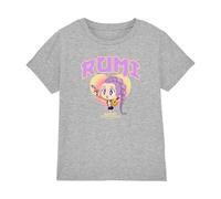 Kpop Demon Hunters - Huntrix Rumi Collegic Kids T Shirt, Heather Grey, 7-8