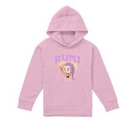 Kpop Demon Hunters Huntrix Rumi Collegic T-Shirt à Capuche pour garçon et Fille, Rose Clair, 9-11 Ans
