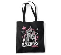 Kpop Demon Hunters Huntrix Scrapbook Stars Sac Fourre-Tout Réutilisable Pour Faire Ses Courses, Noir
