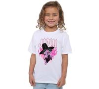 Kpop Demon Hunters - Jinu Demon Heart Flames Kids T Shirt, White, 9-11