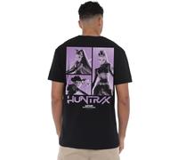Kpop Demon Hunters K-Pop Demon Hunters - Huntrix Huntr/X Band Grid (Back Print Unisex T Shirt T-Shirt Mixte