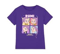Kpop Demon Hunters Mixte Enfant Huntrix Rumi Chibi Boxes Kids T-Shirt, Mauve, 7-8 Ans EU