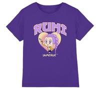 Kpop Demon Hunters Mixte Enfant Huntrix Rumi Collegic Kids T-Shirt, Mauve, 7-8 Ans EU