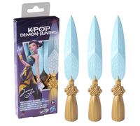 Kpop Demon Hunters Nerf Lames spirituelles de Zoey, 3 Lames Nerf en Mousse, inspirées du Film d'animation sur Netflix, Jouets pour Enfants, dès 6 Ans