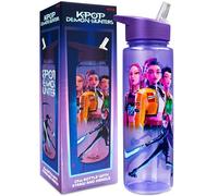 KPop Demon Hunters Officiel Gourde Sans BPA 700 ml, Huntrix Bouteille Eau Réutilisable, Kpop Cadeau