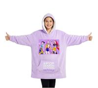 KPop Demon Hunters Officiel Huntrix Sweat a Capuche Oversize Fille et Ado, Poncho Polaire, Idee Cadeau Fille