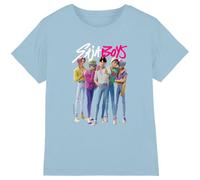 Kpop Demon Hunters - Saja Boys Boy Band Kids T Shirt, Light Blue, 12-13