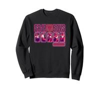 Kpop Demon Hunters Saja Boys Glowing Lights Group Sweatshirt
