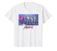 Kpop Demon Hunters Saja Boys Soda Pop Dance T-Shirt, Enfant, Blanc, 2 Ans