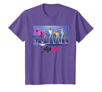 Kpop Demon Hunters Saja Boys Soda Pop Dance T-Shirt, Enfant, Violet Chiné, 8 Ans