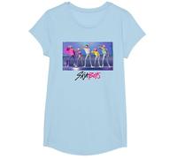 Kpop Demon Hunters Saja Boys Soda Pop Dance T-Shirt, Fille, Bleu Céleste, L