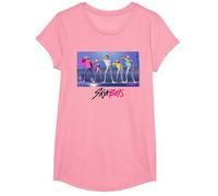 Kpop Demon Hunters Saja Boys Soda Pop Dance T-Shirt, Fille, Rose, S
