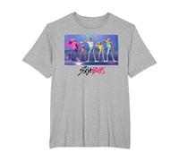 Kpop Demon Hunters Saja Boys Soda Pop Dance T-Shirt, Homme Grandes Tailles, Gris Chiné, 2X Tall