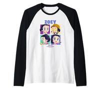 Kpop Demon Hunters Zoey Chibi Officiellement licencie Manche Raglan