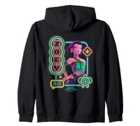 Kpop Demon Hunters Zoey Glowing Lights Sweat à Capuche