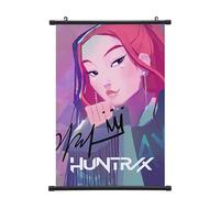 Kpop Demon Poster, Huntrix Affiche Décoration Peinture, Mira, Défilement Affiche Tenture Murale, Toile Mur Art, Salon affiche, Poster en Tissu pour Décor Chambre Maison, Cadeau pour Fan, 40 x 60 cm