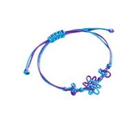 Kpop Girl Group Bracelet Lu-mi Corde à Main Nœud Chinois Corde, taille unique, String, Pas de gemme