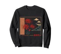 Kpop Higanbana Araignée Rouge Fleur Esthétique Anime Sweatshirt