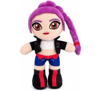 KPOP K-POP Peluche Chanteuse Coréenne Idol Capelli Violet Tressé RUMI 20cm