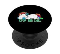 Kpop Licorne Corée Musique Kpop Et Chill Vibes PopSockets PopGrip Adhésif