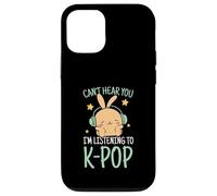 Kpop Music Lover Kawaii Can't Hear You I'm Listening to Kpop Coque pour iPhone 12/12 Pro