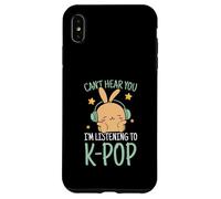 Kpop Music Lover Kawaii Can't Hear You I'm Listening to Kpop Coque pour iPhone XS Max