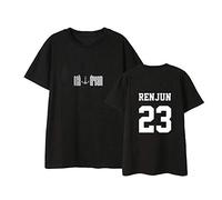 Kpop Nctzen T-Shirt Femme NCT Dream T Shirt À Manches Courtes K-Pop Merch Fan T Shirt Casual Lettre Tee Taeyong T Shirt