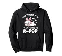 Kpop ne t'entend Pas J'écoute K Pop Kawaii Bunny Girl Sweat à Capuche