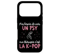 Kpop Pas Besoin de Voir Un PSY, ma thérapie C'est la K-Pop Coque pour iPhone 17 Pro