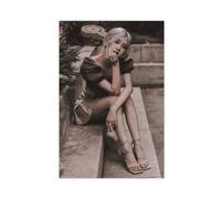 Kpop Poster Blackpink Rose Poster4 - Impression sur toile - Décoration de chambre à coucher - Paysage sportif - Décoration de bureau - Cadeau sans cadre - 20 x 30 cm