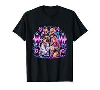 Kpop Queens Dance Music Star Squad Girls T-Shirt