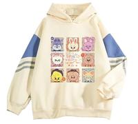 Kpop Stray Sweat à Capuche pour Enfant Felix Bangchan Hyunjin, Abricot3, Large