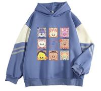 Kpop Stray Sweat à capuche pour enfant Felix Bangchan Hyunjin, Bleu 3, Medium