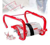 KPOUYYDS Échelle de Secours rétractable de 24,6/32 Pieds, échelle de Secours légère en Alliage d'aluminium avec barreaux antidérapants, Charge maximale de 1 000 LB. 7.5M/24.6FT
