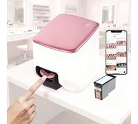 KPOUYYDS Machine de Peinture à Ongles 3D, imprimante à Ongles DIY pour Nail Art, imprimante numérique Portable 4800DPI, contrôle Via Application Mobile avec galerie de Motifs, Impression Rapide